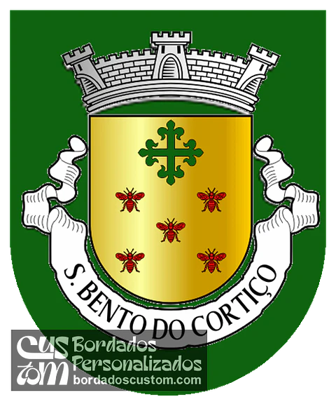 Emblema Bordado Antiga Freguesia de São Bento do Cortiço (Estremoz, Évora)