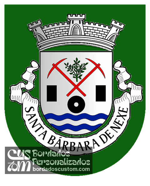Emblema Bordado Freguesia de Santa Bárbara de Nexe (Faro, Faro)
