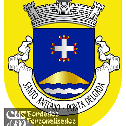 Emblema Bordado Freguesia de Santo António (Ponta Delgada, Açores) 1