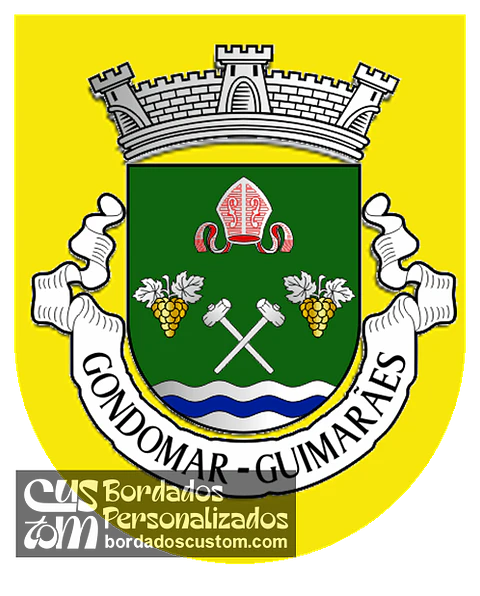 Emblema Bordado Antiga Freguesia de Gondomar (Guimarães, Braga)