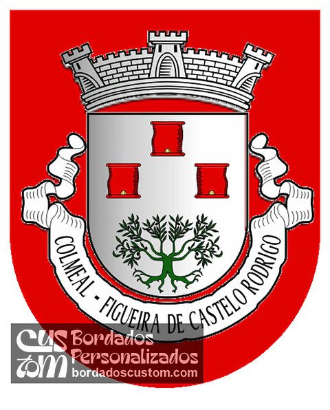 Emblema Bordado Antiga Freguesia de Colmeal (Figueira de Castelo Rodrigo, Guarda)