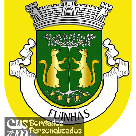 Emblema Bordado Antiga Freguesia de Fuinhas (Fornos de Algodres, Guarda) 1