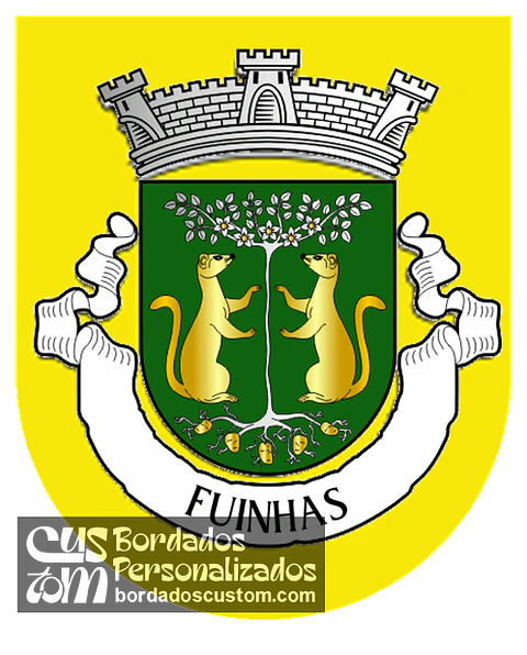 Emblema Bordado Antiga Freguesia de Fuinhas (Fornos de Algodres, Guarda)