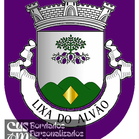 Emblema Bordado Antiga Freguesia de Lixa do Alvão (Vila Pouca de Aguiar, Vila Real) 1