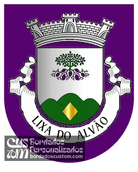 Emblema Bordado Antiga Freguesia de Lixa do Alvão (Vila Pouca de Aguiar, Vila Real)