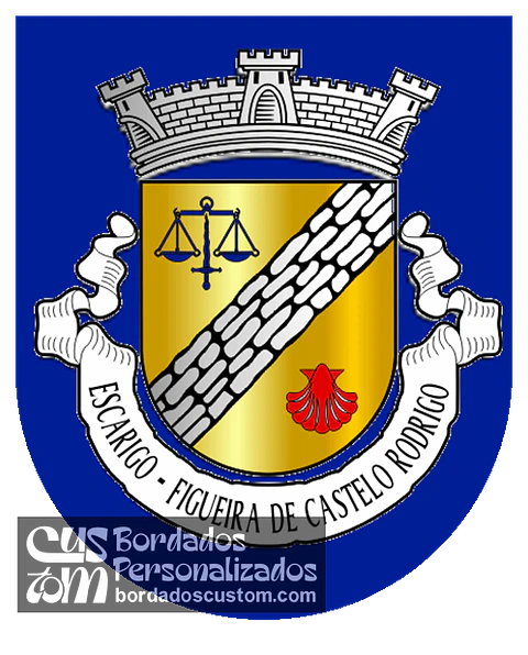 Emblema Bordado Antiga Freguesia de Escarigo (Figueira de Castelo Rodrigo, Guarda)
