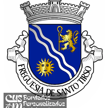 Emblema Bordado Antiga Freguesia de Santo Tirso (Santo Tirso, Porto) 1