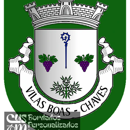 Emblema Bordado Freguesia de Vilas Boas (Chaves, Vila Real) 1