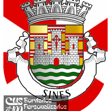 Emblema Bordado Município de Sines (Setúbal) 1