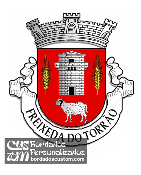 Emblema Bordado Antiga Freguesia de Freixeda do Torrão (Figueira de Castelo Rodrigo, Guarda)