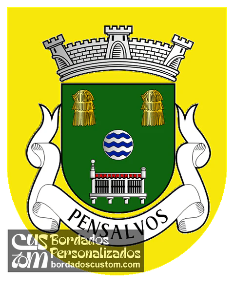 Emblema Bordado Antiga Freguesia de Pensalvos (Vila Pouca de Aguiar, Vila Real)