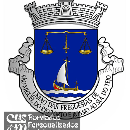 Emblema Bordado Freguesia de São Miguel do Rio Torto e Rossio ao Sul do Tejo (Abrantes, Santarém) 1