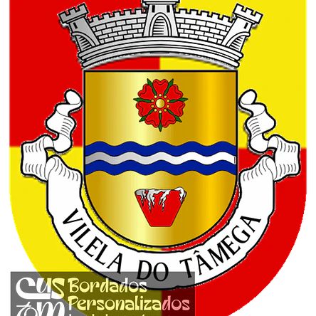 Emblema Bordado Freguesia de Vilela do Tâmega (Chaves, Vila Real) 1