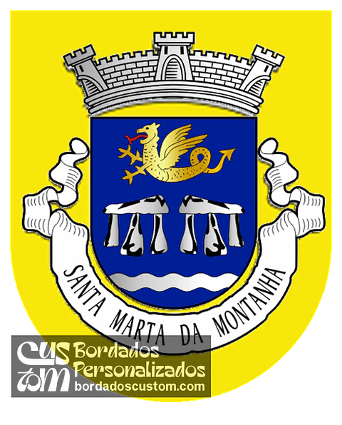 Emblema Bordado Antiga Freguesia de Santa Marta da Montanha (Vila Pouca de Aguiar, Vila Real)