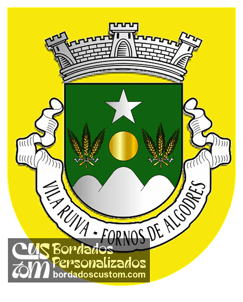 Emblema Bordado Antiga Freguesia de Vila Ruiva (Fornos de Algodres, Guarda)