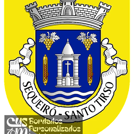 Emblema Bordado Antiga Freguesia de Sequeiró (Santo Tirso, Porto) 1
