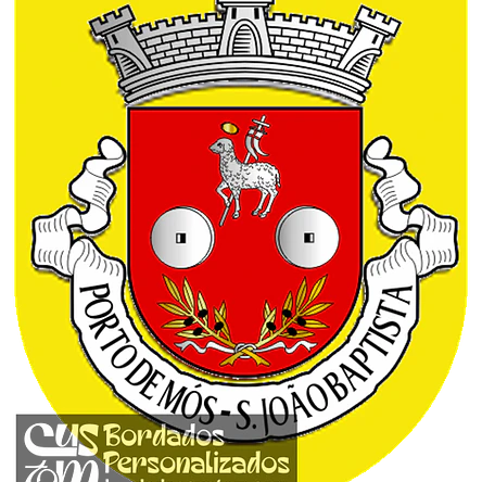 Emblema Bordado Antiga Freguesia de Porto de Mós (São João Baptista) (Porto de Mós, Leiria) 1