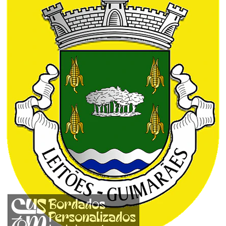 Emblema Bordado Antiga Freguesia de Leitões (Guimarães, Braga) 1