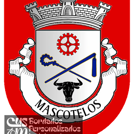 Emblema Bordado Antiga Freguesia de Mascotelos (Guimarães, Braga) 1