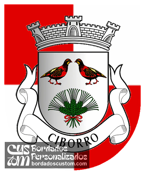 Emblema Bordado Freguesia de Ciborro (Montemor-o-Novo, Évora)