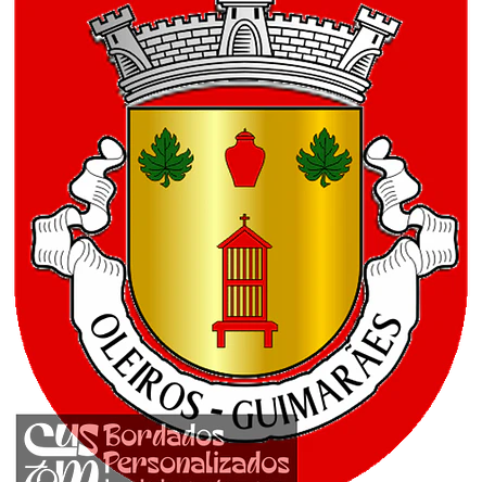 Emblema Bordado Antiga Freguesia de Oleiros (Guimarães, Braga) 1