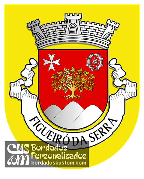 Emblema Bordado Antiga Freguesia de Figueiró da Serra (Gouveia, Guarda)
