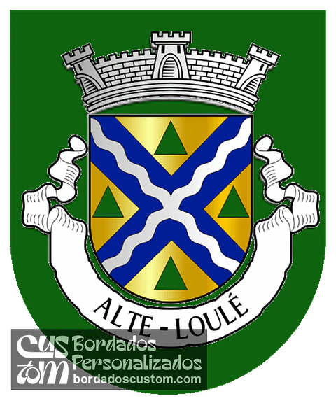 Emblema Bordado Freguesia de Alte (Loulé, Faro)