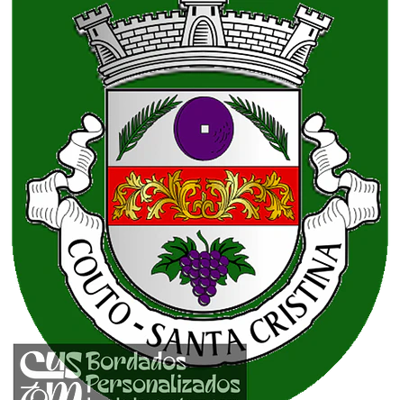 Emblema Bordado Antiga Freguesia de Couto (Santa Cristina) (Santo Tirso, Porto) 1