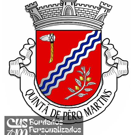 Emblema Bordado Antiga Freguesia de Quintã de Pêro Martins (Figueira de Castelo Rodrigo, Guarda) 1