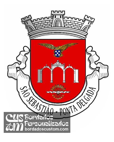 Emblema Bordado Freguesia de Ponta Delgada (São Sebastião) (Ponta Delgada, Açores)