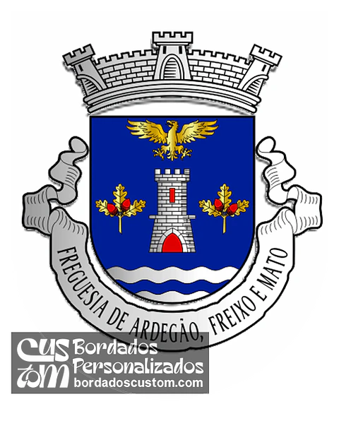 Emblema Bordado Freguesia de Ardegão, Freixo e Mato (Ponte de Lima, Viana do Castelo)