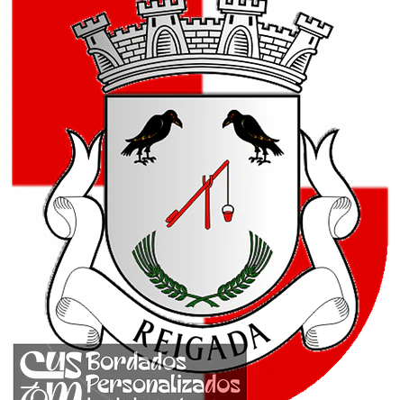 Emblema Bordado Antiga Freguesia de Reigada (Figueira de Castelo Rodrigo, Guarda) 1