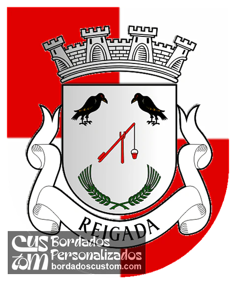 Emblema Bordado Antiga Freguesia de Reigada (Figueira de Castelo Rodrigo, Guarda)