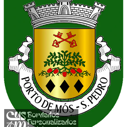 Emblema Bordado Antiga Freguesia de Porto de Mós (São Pedro) (Porto de Mós, Leiria) 1