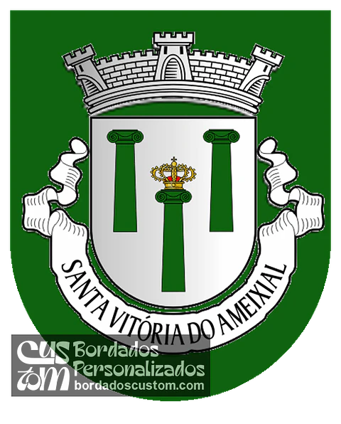 Emblema Bordado Antiga Freguesia de Santa Vitória do Ameixial (Estremoz, Évora)