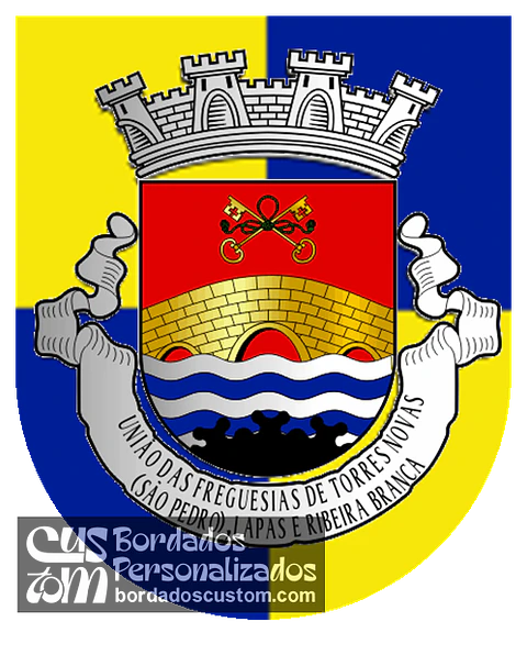 Emblema Bordado Freguesia de Torres Novas (São Pedro), Lapas e Ribeira Branca (Torres Novas, Santarém)