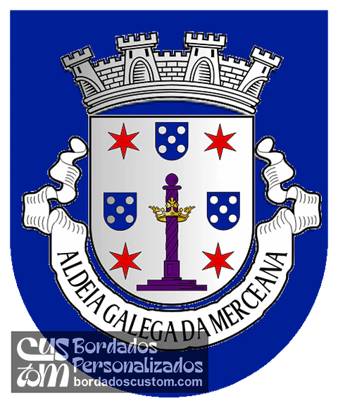 Emblema Bordado Antiga Freguesia de Aldeia Galega da Merceana (Alenquer, Lisboa)
