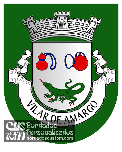 Emblema Bordado Antiga Freguesia de Vilar de Amargo (Figueira de Castelo Rodrigo, Guarda)