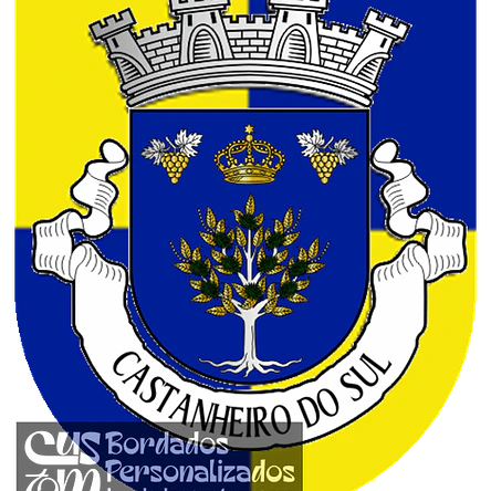 Emblema Bordado Freguesia de Castanheiro do Sul (São João da Pesqueira, Viseu) 1
