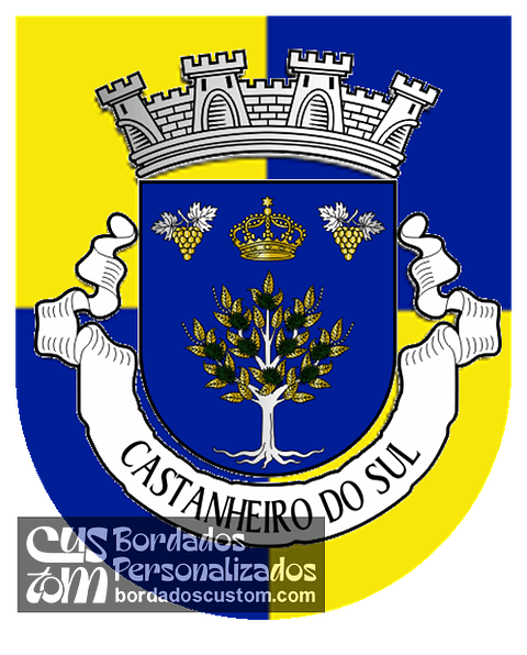 Emblema Bordado Freguesia de Castanheiro do Sul (São João da Pesqueira, Viseu)