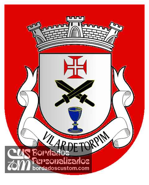 Emblema Bordado Antiga Freguesia de Vilar Torpim (Figueira de Castelo Rodrigo, Guarda)