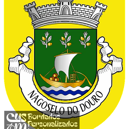 Emblema Bordado Freguesia de Nagoselo do Douro (São João da Pesqueira, Viseu) 1
