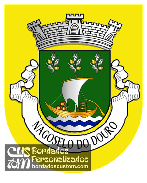 Emblema Bordado Freguesia de Nagoselo do Douro (São João da Pesqueira, Viseu)
