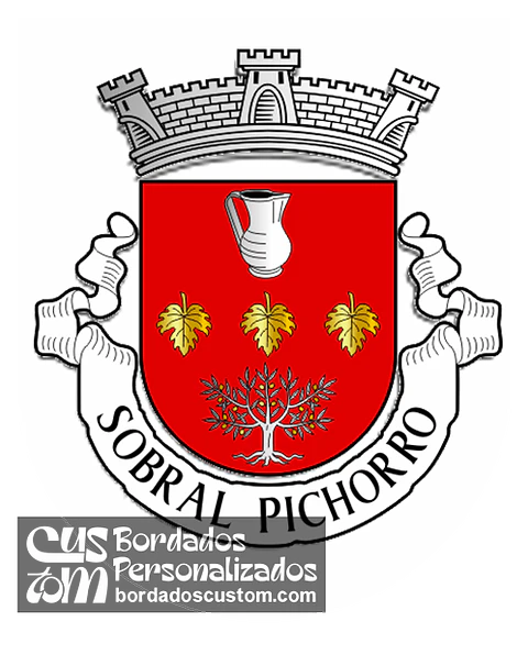 Emblema Bordado Antiga Freguesia de Sobral Pichorro (Fornos de Algodres, Guarda)
