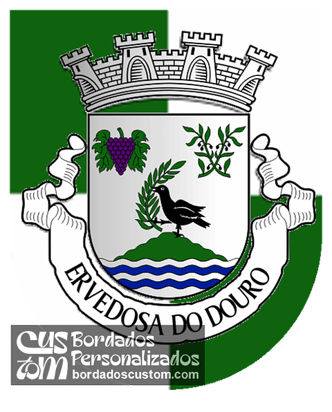 Emblema Bordado Freguesia de Ervedosa do Douro (São João da Pesqueira, Viseu)