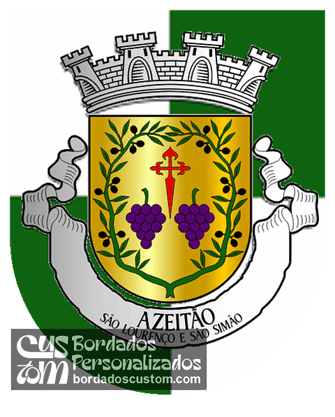 Emblema Bordado Freguesia de Azeitão (São Lourenço e São Simão) (Setúbal, Setúbal)