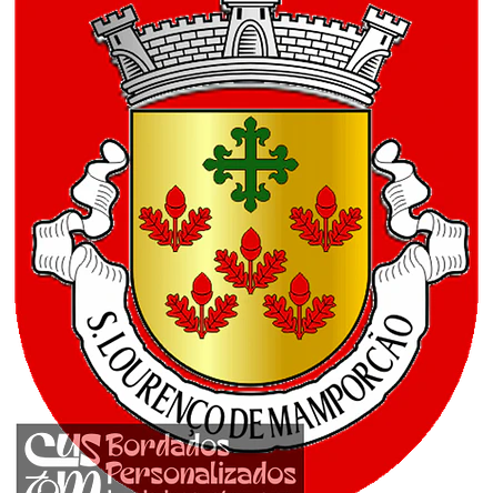 Emblema Bordado Antiga Freguesia de São Lourenço de Mamporcão (Estremoz, Évora) 1