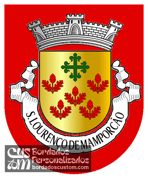 Emblema Bordado Antiga Freguesia de São Lourenço de Mamporcão (Estremoz, Évora)