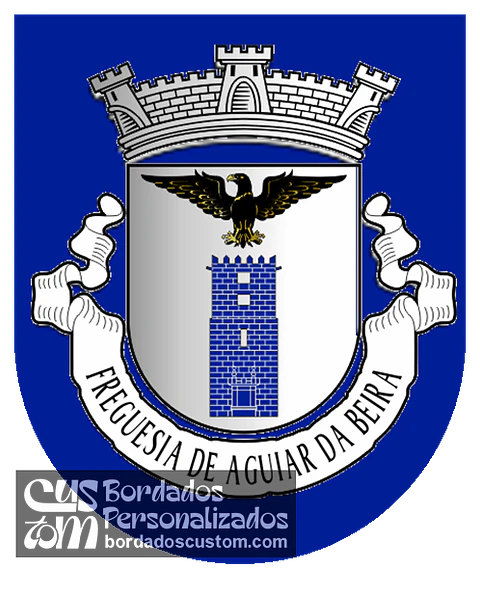 Emblema Bordado Antiga Freguesia de Aguiar da Beira (Aguiar da Beira, Guarda)