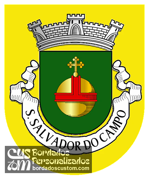 Emblema Bordado Antiga Freguesia de São Salvador do Campo (Santo Tirso, Porto)
